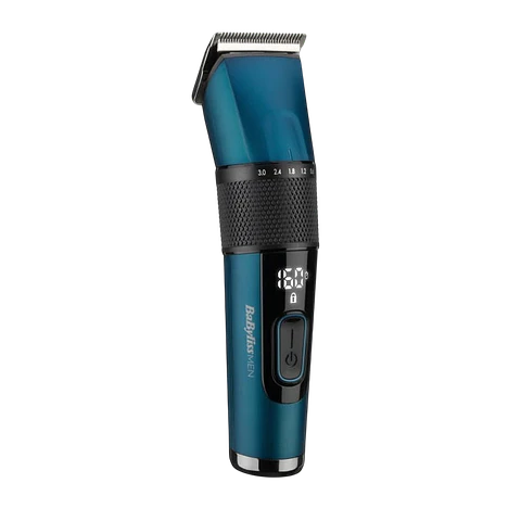 BaByliss Japanese Steel Digital E990E Azul metalizado - Cortapelos inalámbrico