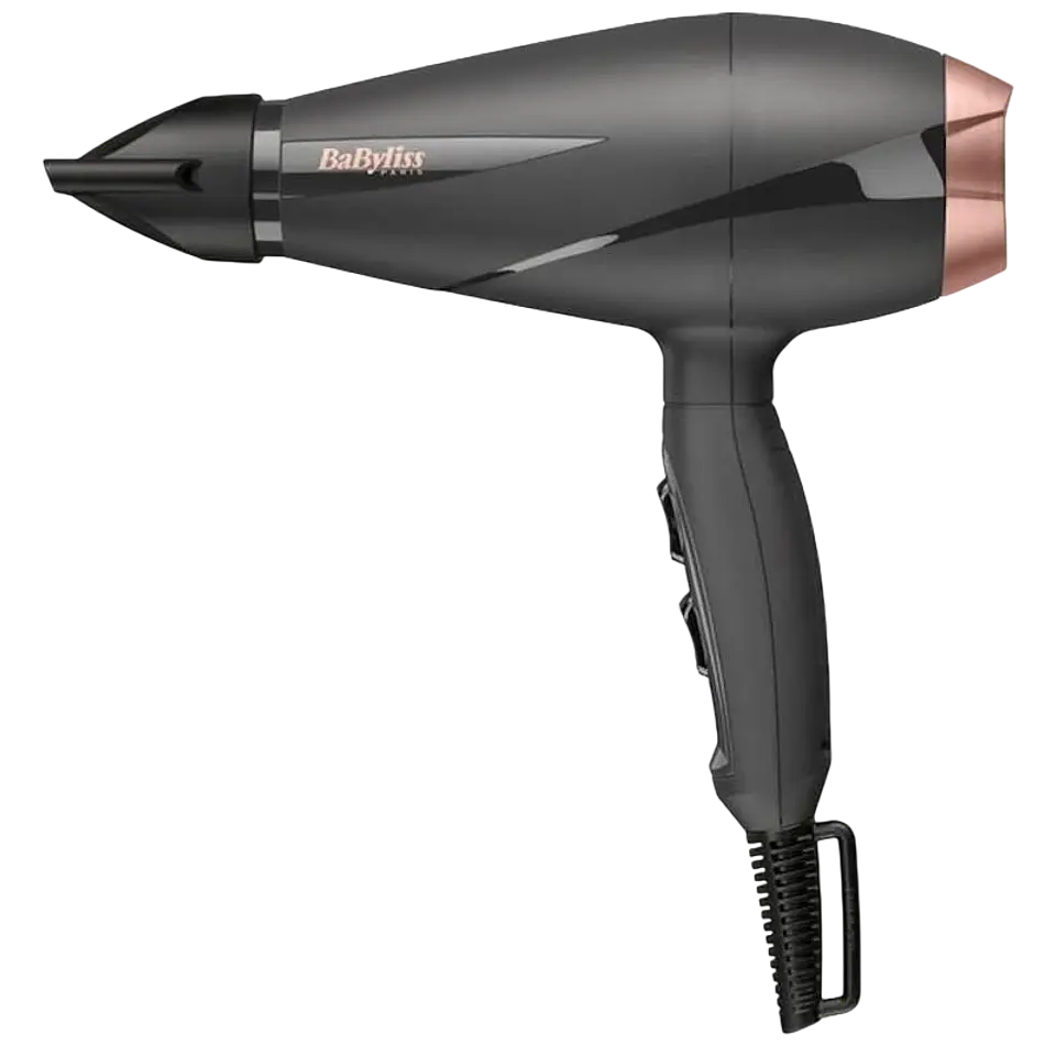 BaByliss Smooth Pro 2100 Secador Profesional Negro/Oro rosa 1