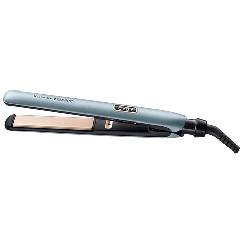 Remington Shine Therapy Pro Plancha de pelo Negro/Azul