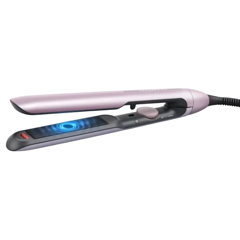 Plancha de pelo Philips 5000 series BHS530/00 ThermoShield Plata 1