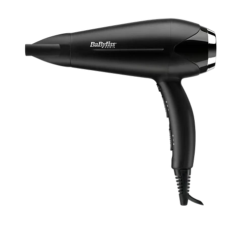 BaByliss Turbo Smooth 2200 D572DE Iónico Antiencrespamiento Negro