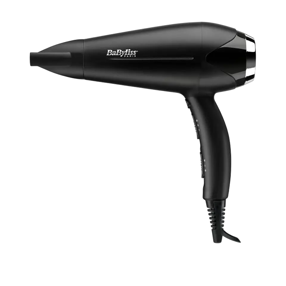 BaByliss Turbo Smooth 2200 D572DE Iónico Antiencrespamiento Negro 1