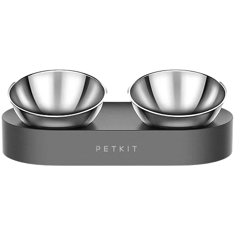 Comedero Ajustable Petkit F4 Doble Metálico