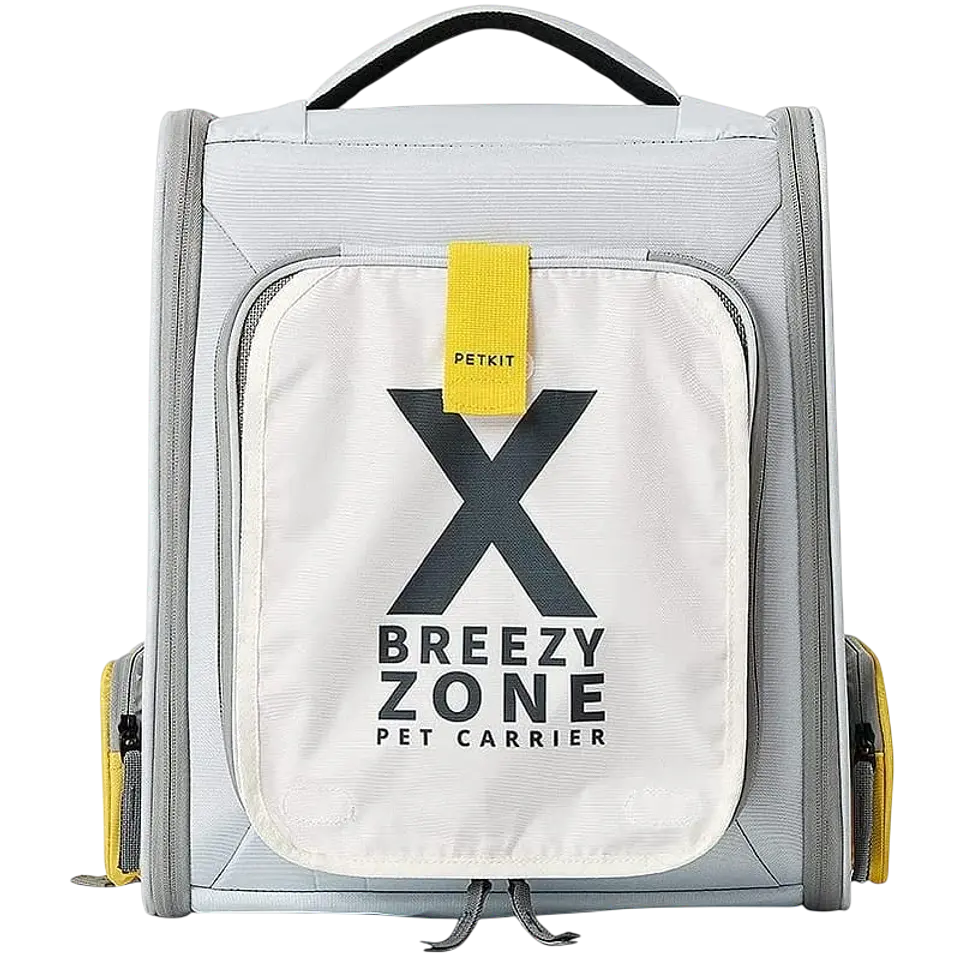 Mochila Transportín para Mascota Breezy xZone Pet Carrier Gris 1