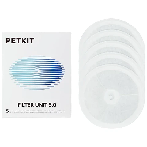 Filtros para Bebederos Automáticos Petkit Filter Unit 3.0 Kit 5 Unidades