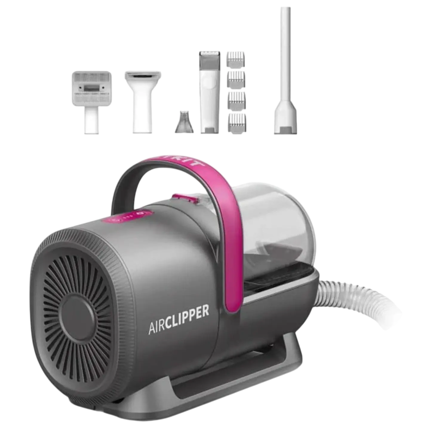 Kit de Aseo para Mascotas con Aspiradora 5 en 1 Grooming Vacuum Kit Negro 1