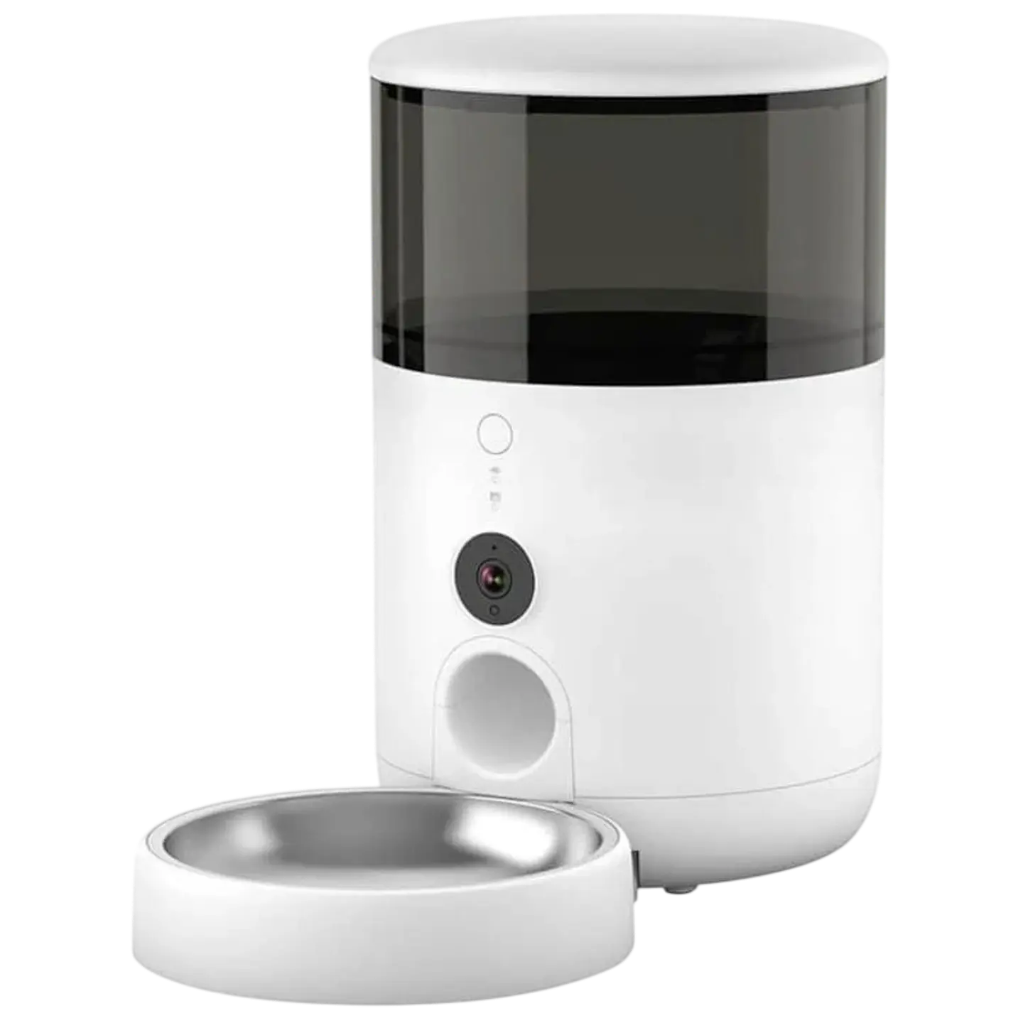 Petoneer NutriVue Feeder Blanco - Comedero Inteligente Para Mascotas Con Cámara y Micrófono - Audio Bidireccional - Programable con APP - Acero Inoxidable Ideal para Perros y Gatos 1