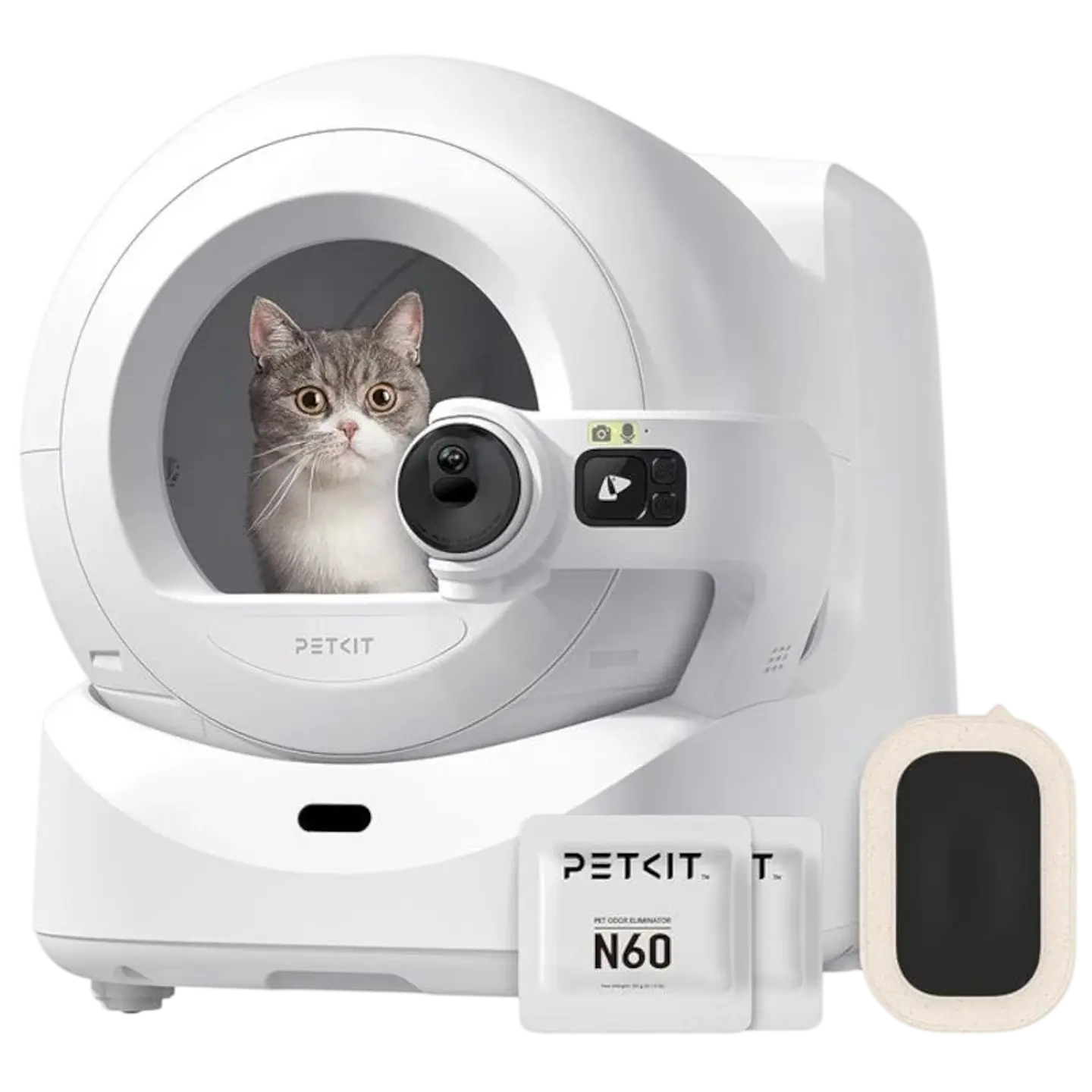 PETKIT Purobot Ultra Arenero Autolimpiable 70 L con App y Cámara IA 10 kg 1