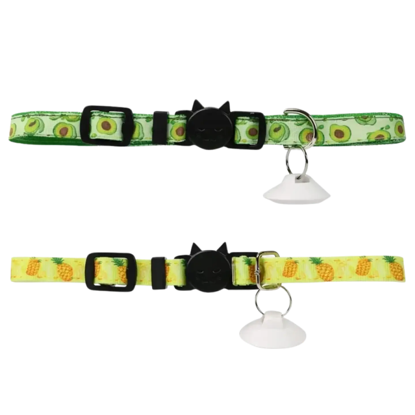 2 Collares Amarillo/Verde de Reconocimiento para comederos y bebederos CATLINK 1
