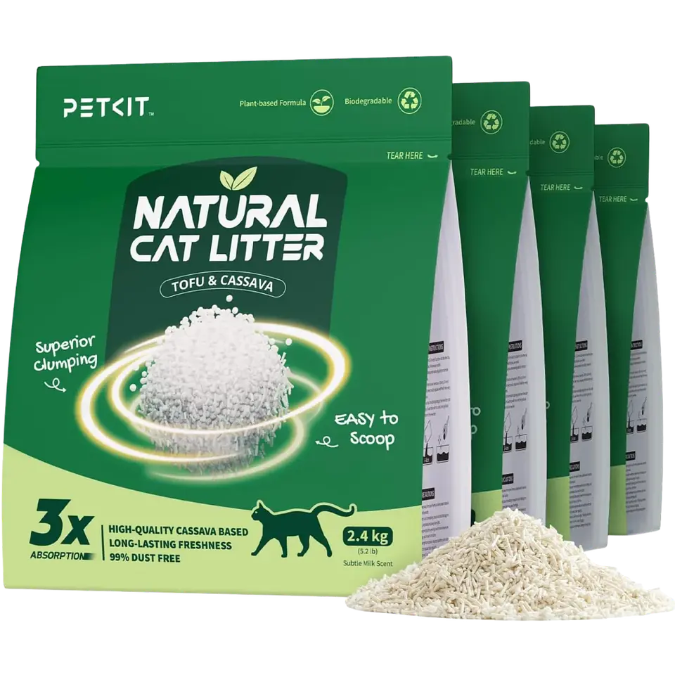 PETKIT Arena de Tofu para Gatos 100% Natural (Pack x1) 1