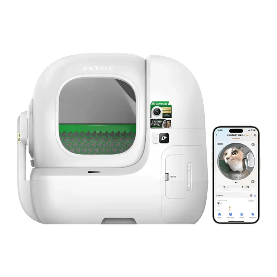 Arenero Automático PETKIT Pura Max 3 Premium Kit - Con tecnología xSecure e incluye kit de eliminación de olores - Control APP 1
