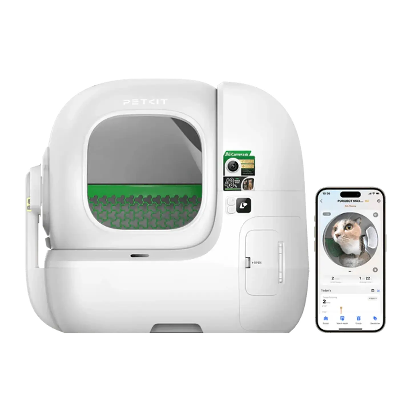 Arenero Automático PETKIT Purobot 3 Basic Kit - Con tecnología xSecure - Control APP - Capacidad extragrande 1