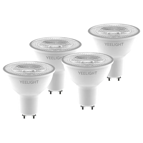 Pack x4 Yeelight GU10 Smart Bulb W1 LED Dimmer