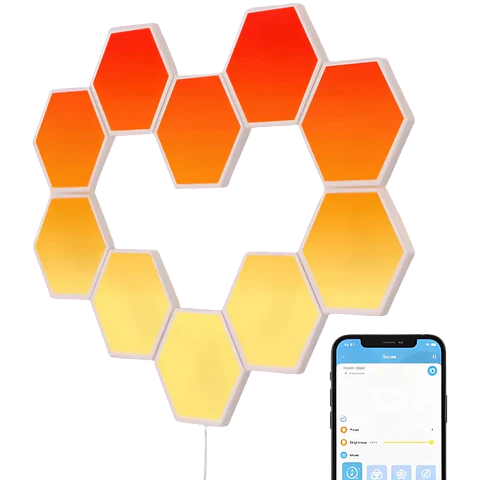 Govee H6061 Glide Hexa Light RGBIC Wifi Bluetooth - Panel de luz inteligente
