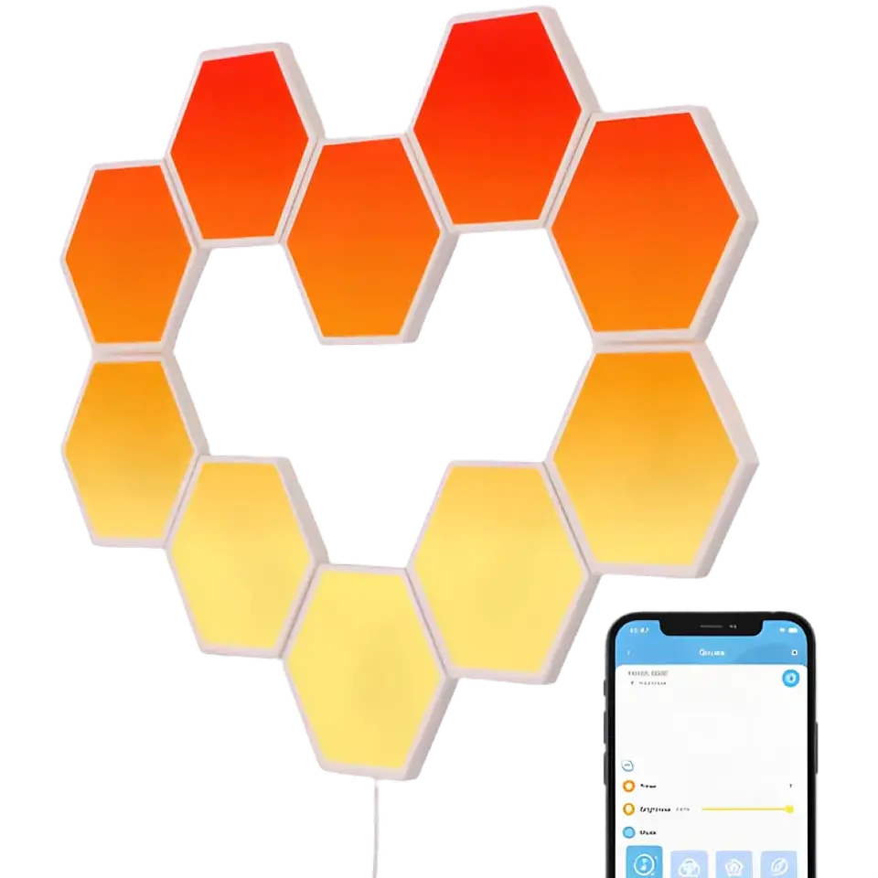 Govee H6061 Glide Hexa Light RGBIC Wifi Bluetooth - Panel de luz inteligente 1