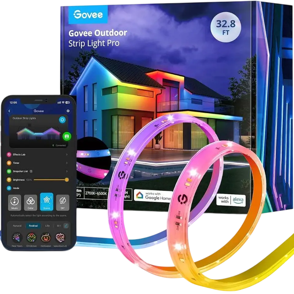 Govee H70A1 Tira LED Inteligente 10 m RGBICWW WiFi 1