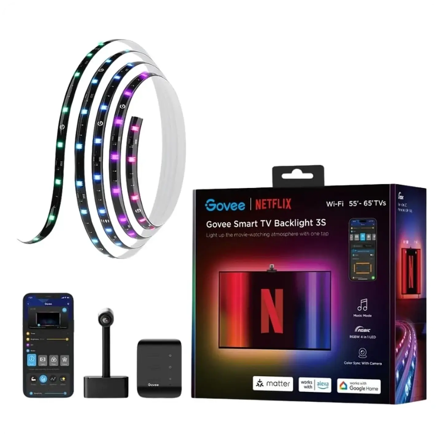 Govee H6098 Envisual TV Backlight Edición Netflix 1