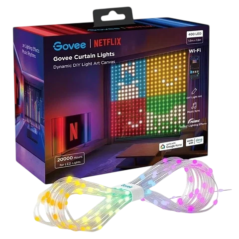 Govee H70BC Edición Netflix - Cortina LED Inteligente