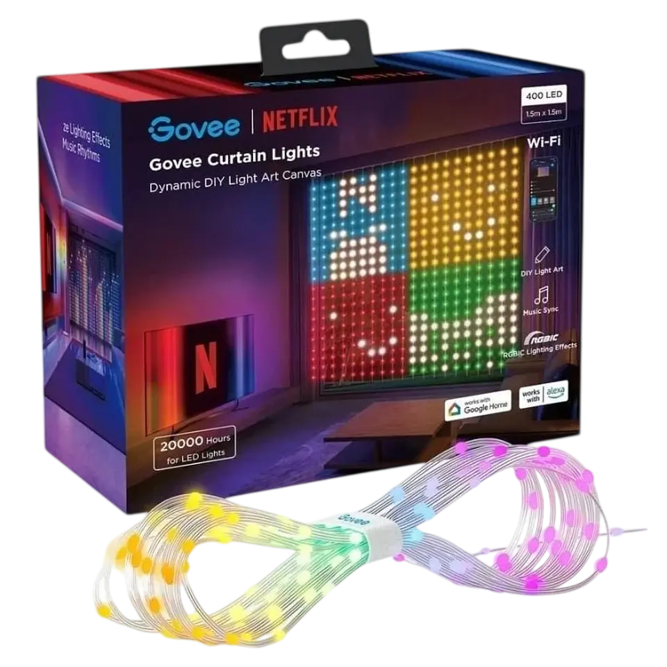 Govee H70BC Edición Netflix - Cortina LED Inteligente 1