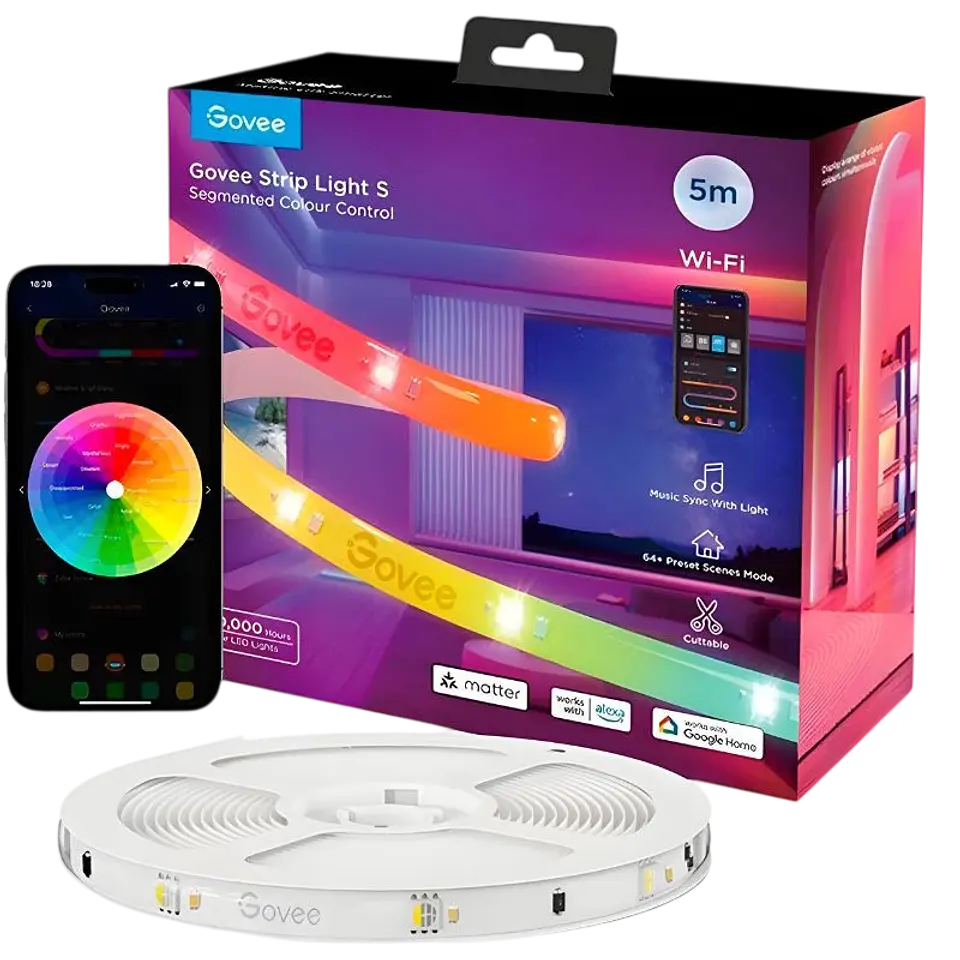 Govee H612A Tira LED Inteligente 5 m RGBIC WiFi 1