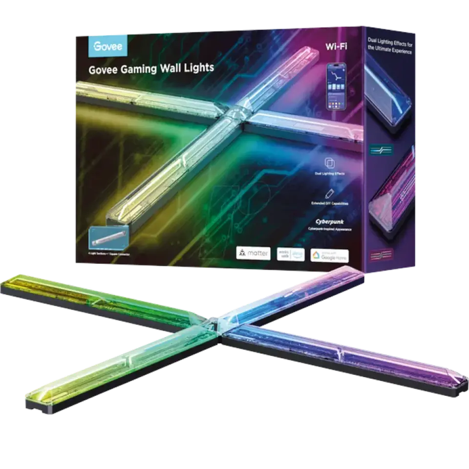 Govee H6063 Gaming RGBIC Wifi Bluetooth - Lámpara de pared LED 1