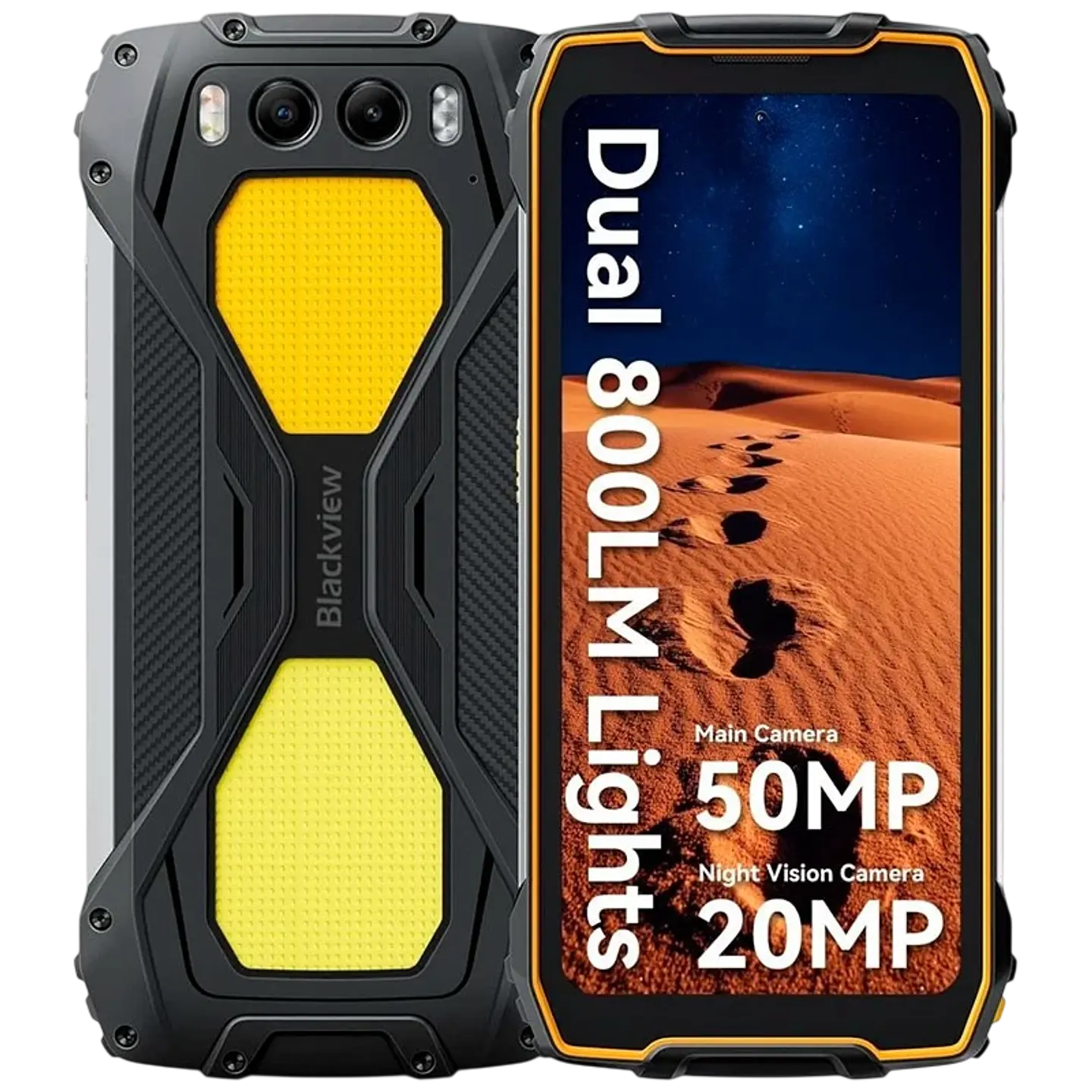Blackview BV7300 6GB/256GB Naranja  - Teléfono Móvil Rugged con Luz de camping 1