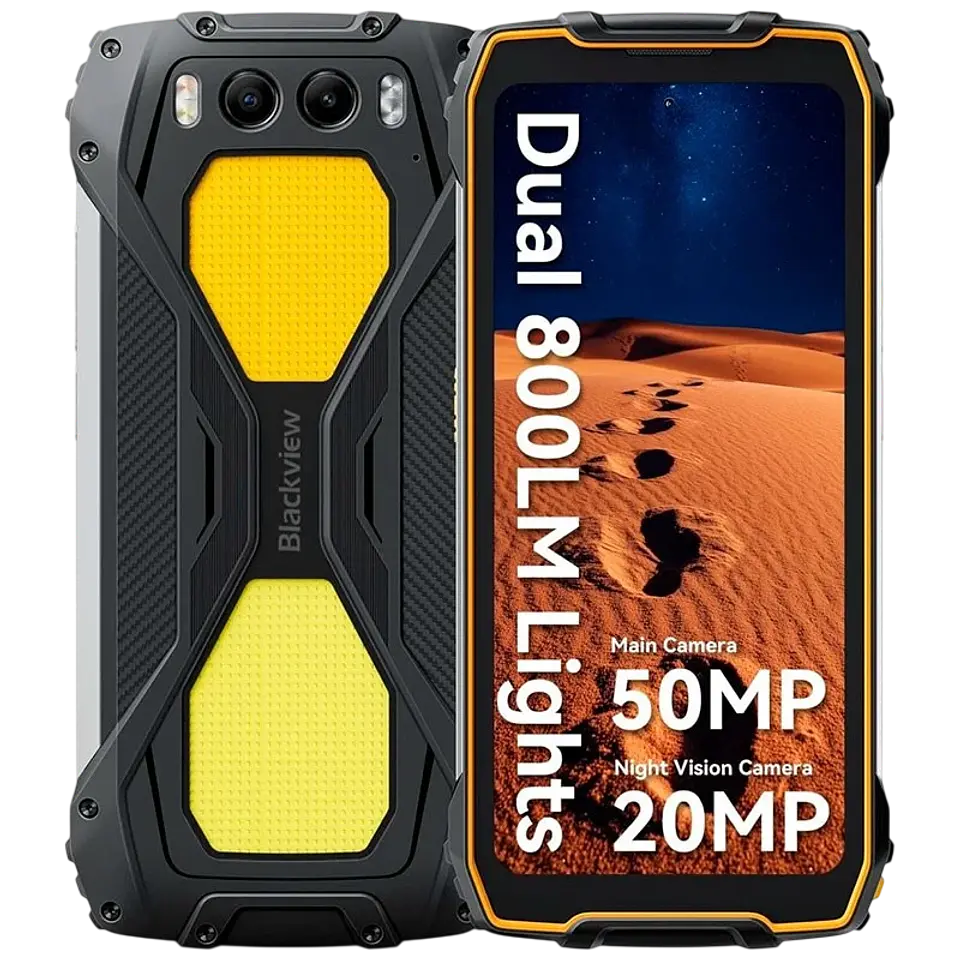 Blackview BV7300 6GB/256GB Naranja  - Teléfono Móvil Rugged con Luz de camping 1