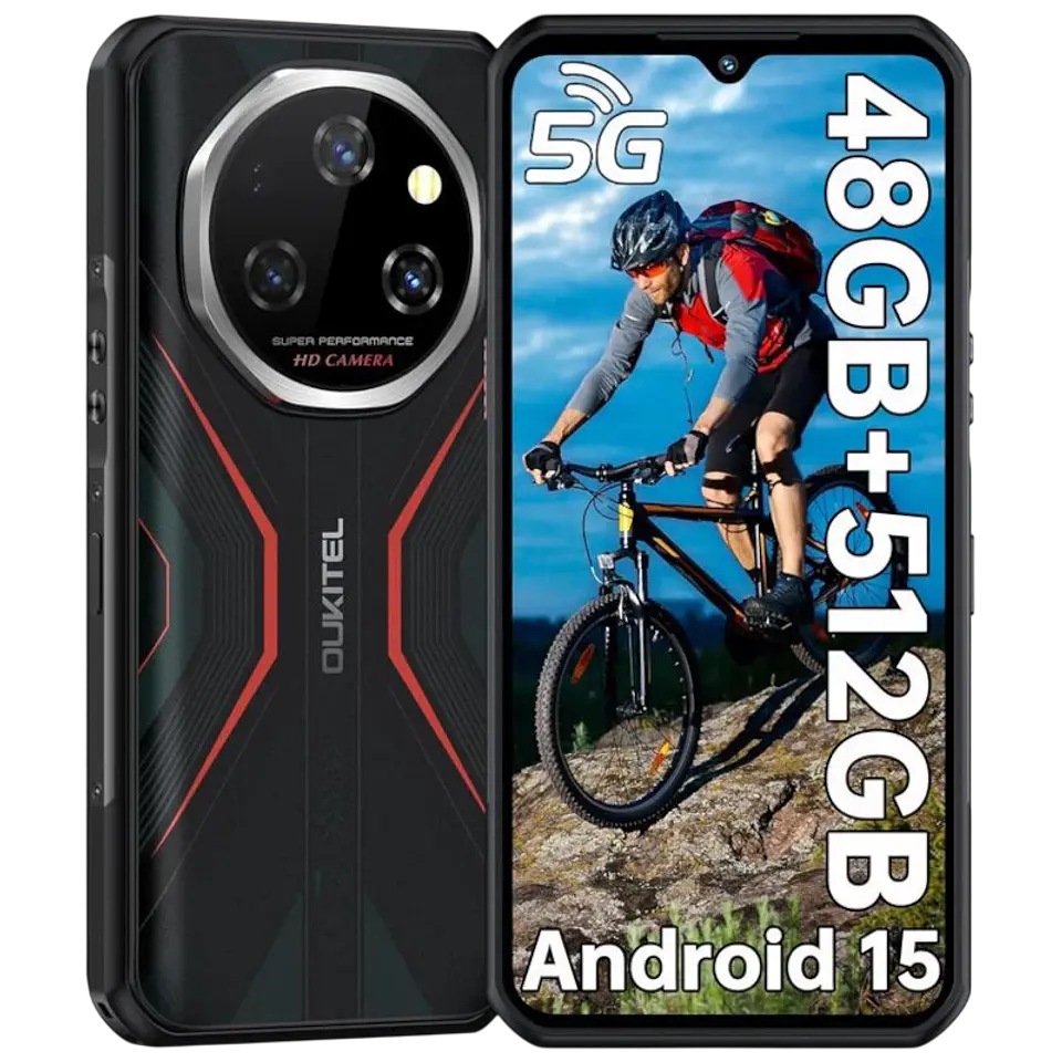 Oukitel WP55 Pro 5G 16GB/512GB Rojo Rugged 1