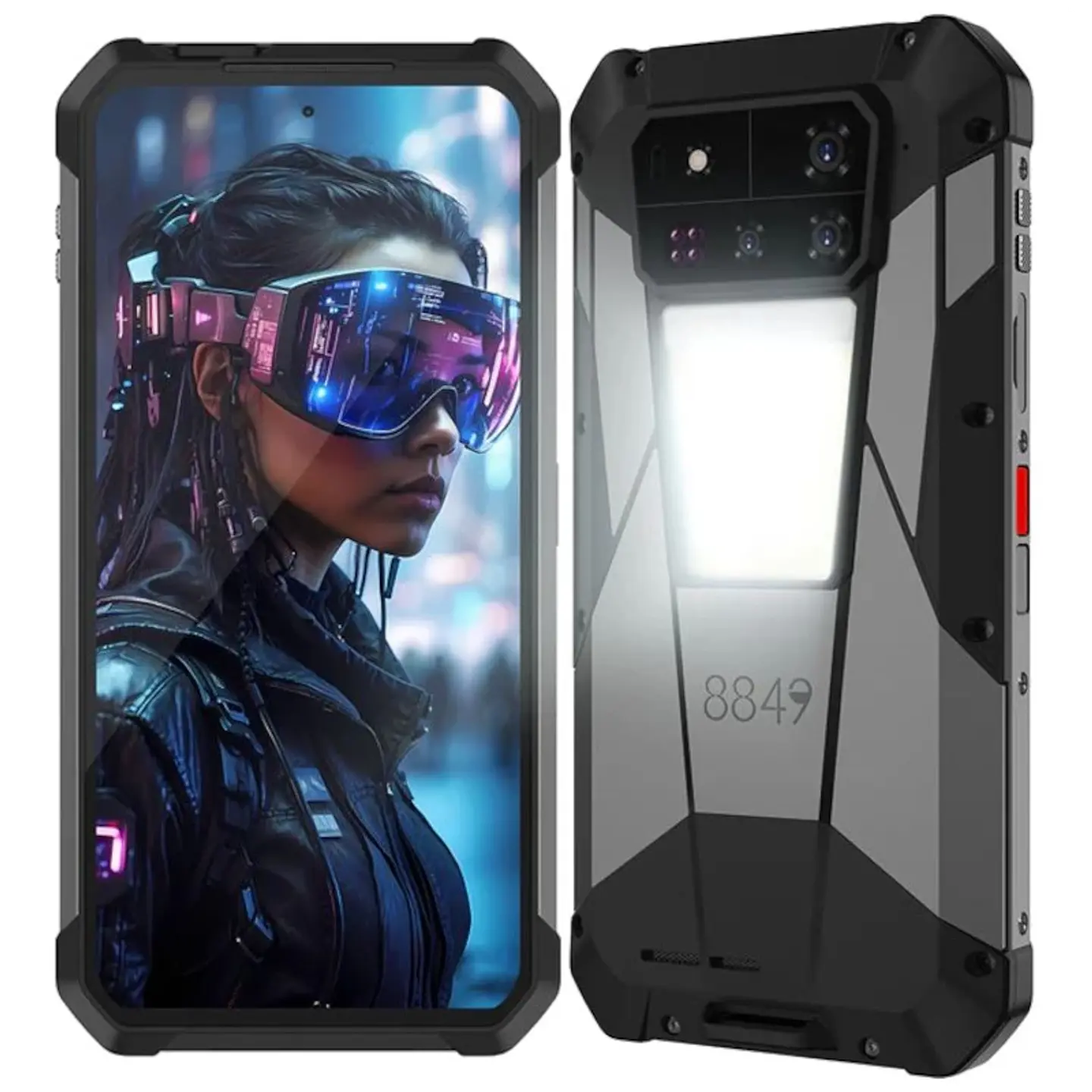 Unihertz 8849 Tank 4 Pro Cinema Projector 5G 18GB/1TB Negro Rugged 1
