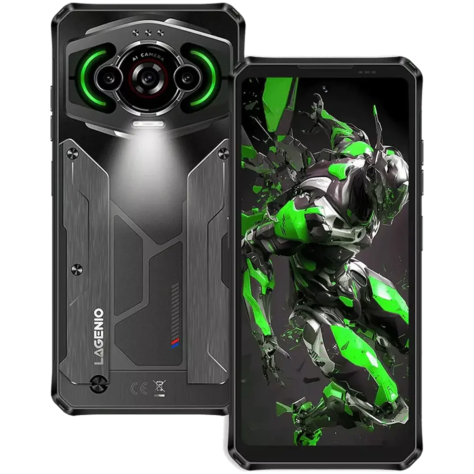 Lagenio Panther 1 4GB/128GB Negro Rugged 1