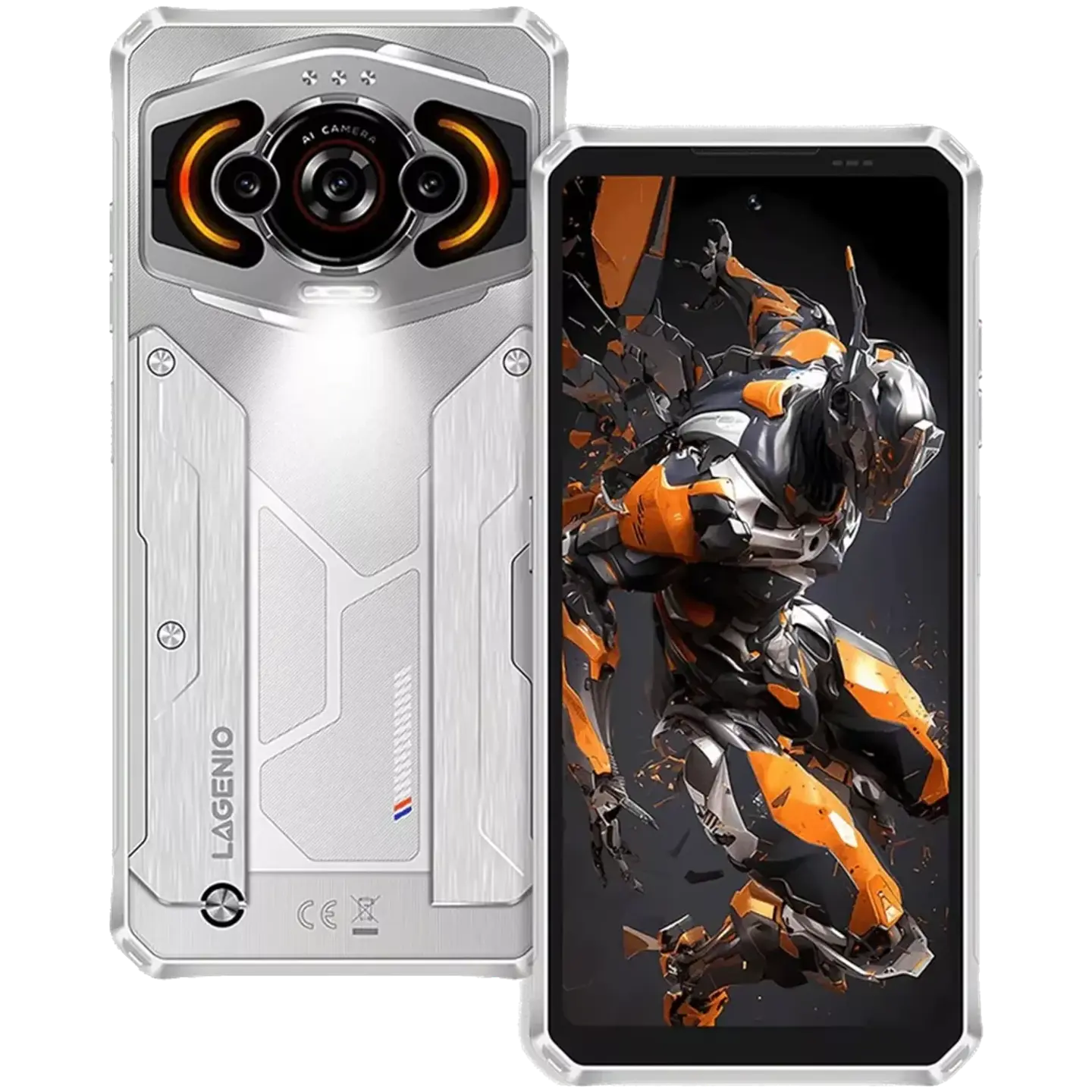 Lagenio Panther 1 4GB/128GB Plata Rugged 1