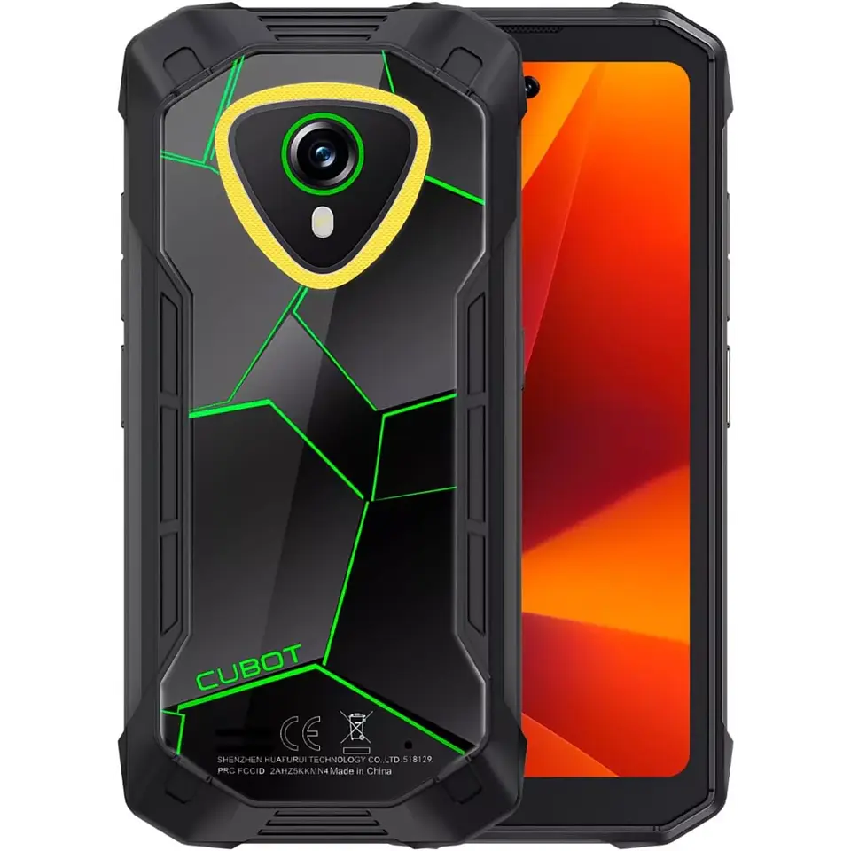 Cubot KingKong Mini 4 6GB/128GB Luz de camping Negro-Verde 1
