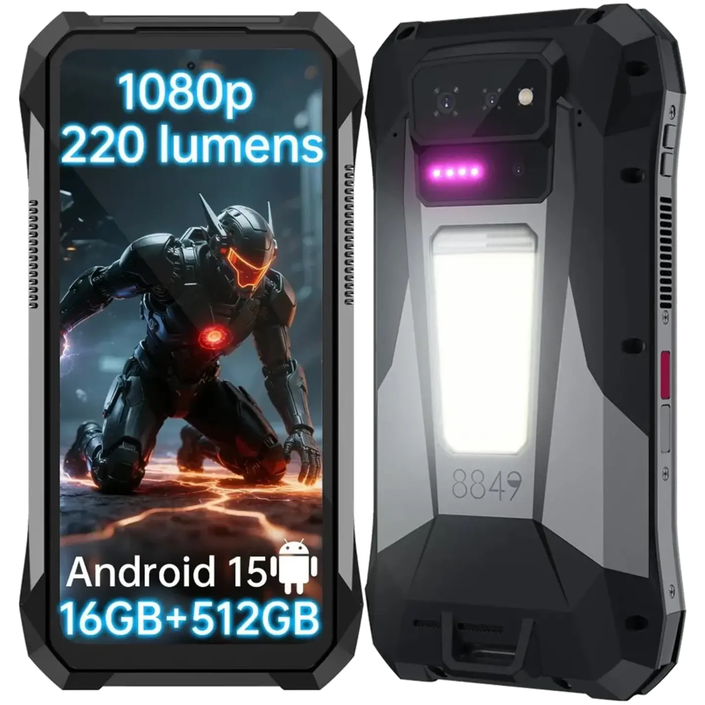 Unihertz 8849 Tank X 5G 16GB/512GB Rugged 1