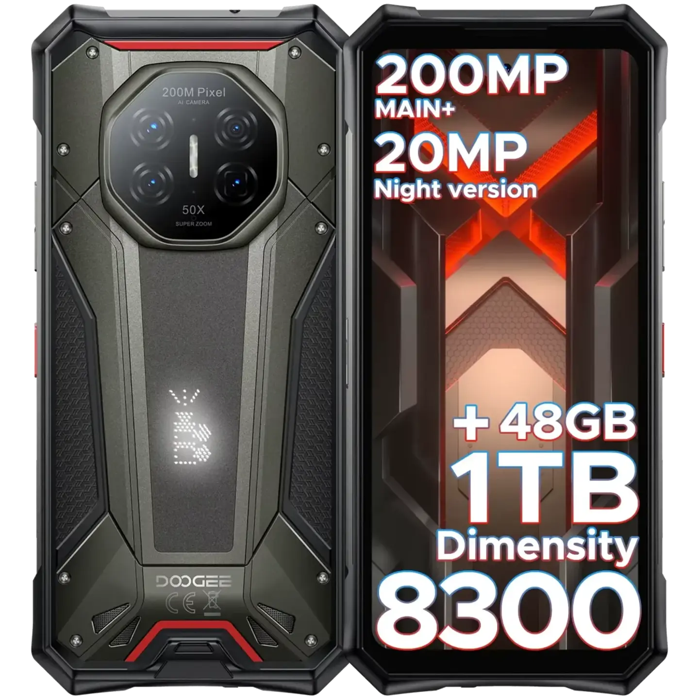 Doogee S300 Plus 12GB/1TB Gris 1