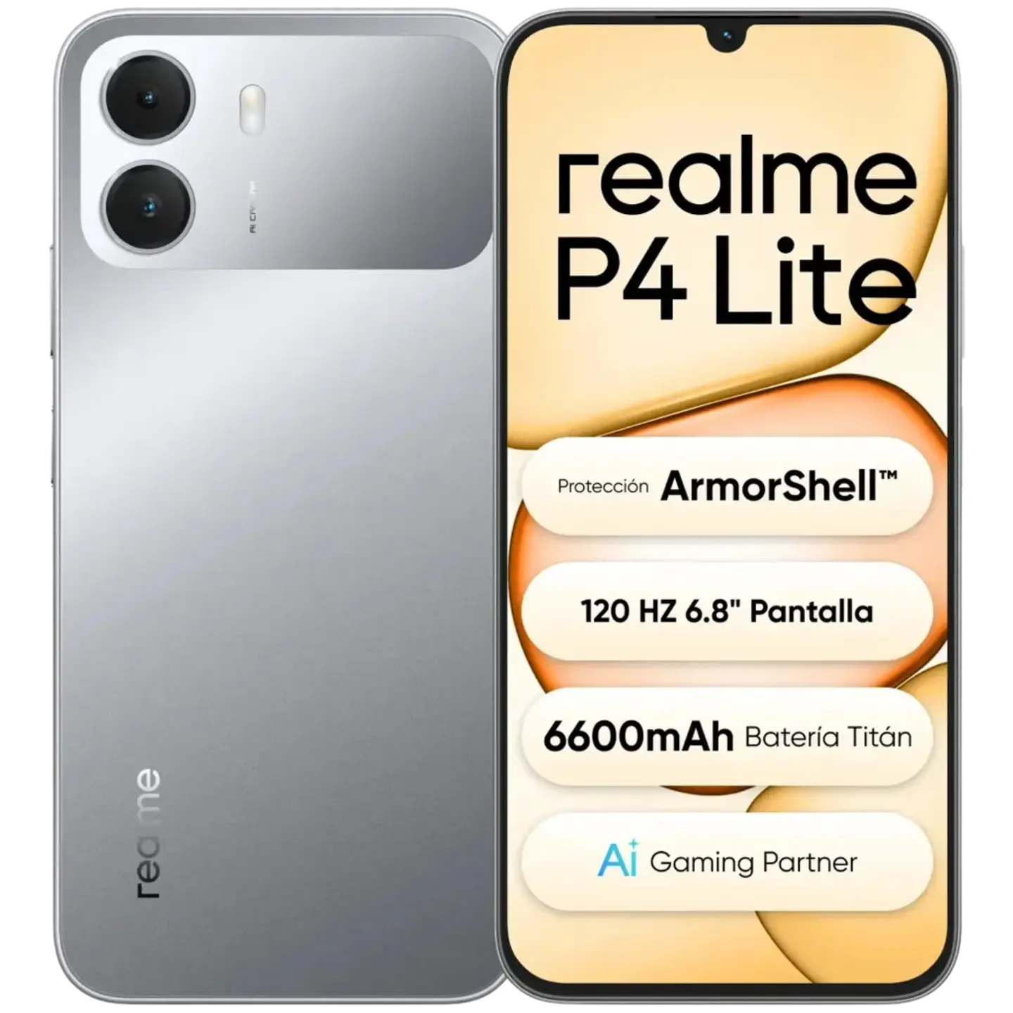 Realme P4 Lite 4G 4GB/128GB Plata 1