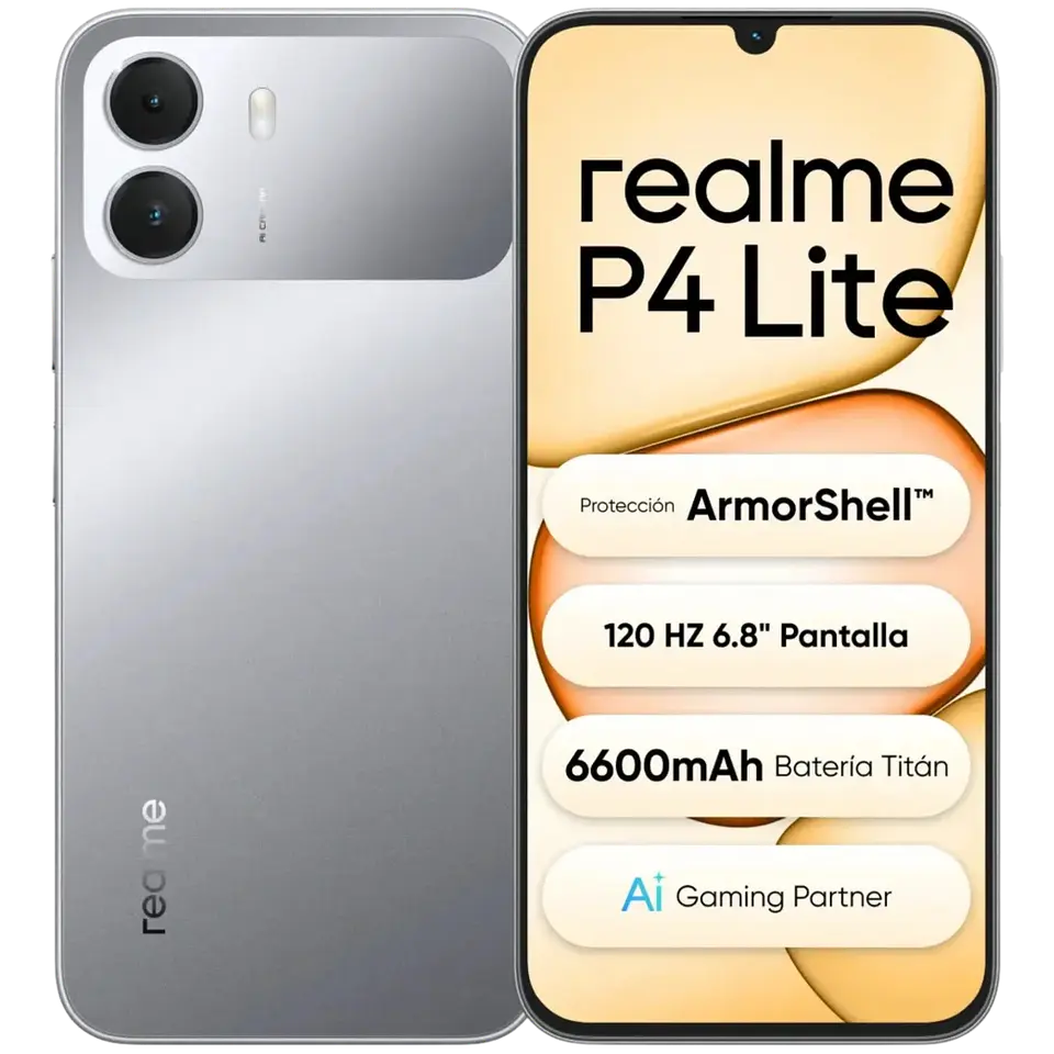 Realme P4 Lite 4G 4GB/128GB Plata 1