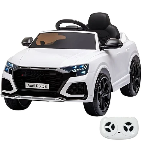 Audi RS Q8 12V Blanco - Coche eléctrico para niños