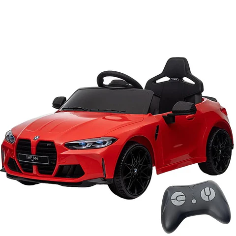 BMW M4 12V Rojo - Coche eléctrico para niños