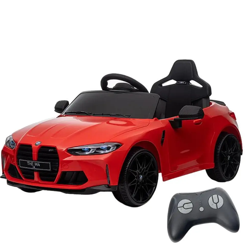 BMW M4 12V Rojo - Coche eléctrico para niños 1