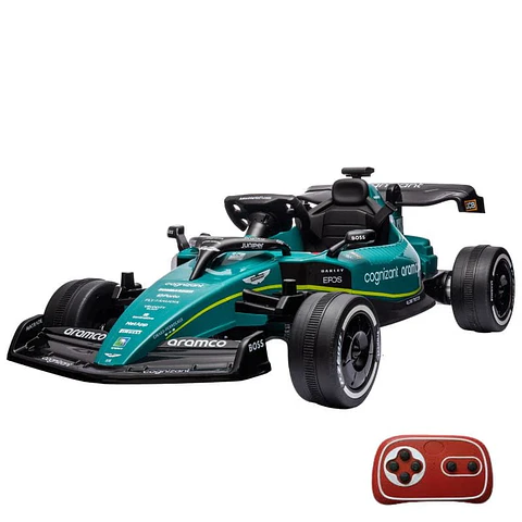 Coche F1 Aston Martin 24V - Coche eléctrico para niños