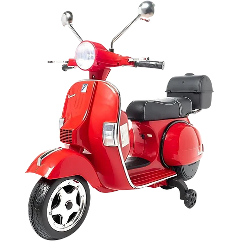Vespa PX150 12V Roja - Moto eléctrica para niños