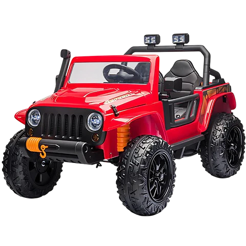 Todoterreno 12V Rojo - Coche eléctrico para niños