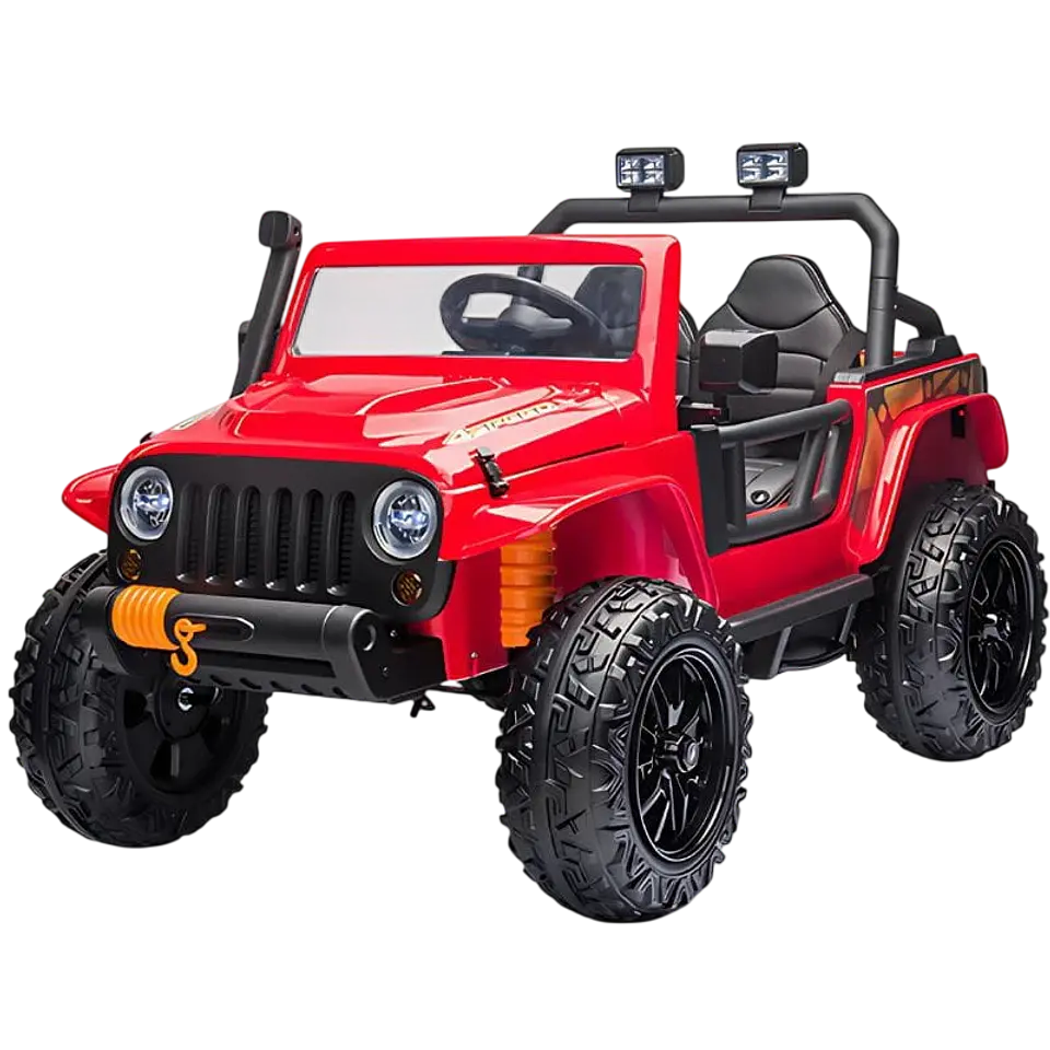 Todoterreno 12V Rojo - Coche eléctrico para niños 1