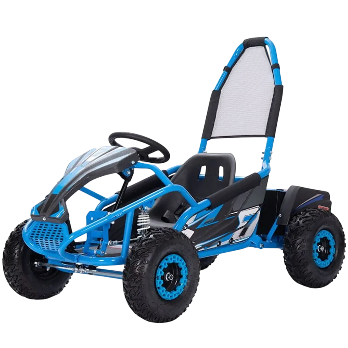 Mud Monster GoKart 48V Azul - Coche eléctrico para niños 1