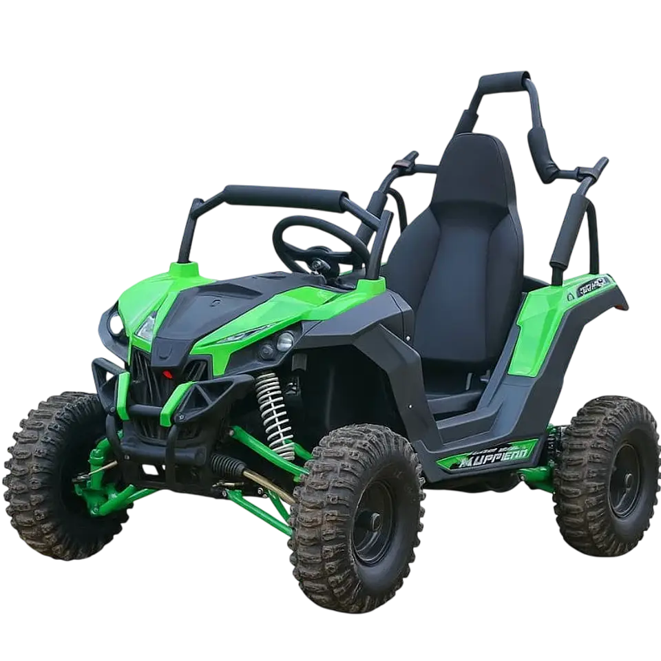 Buggy UTV Todoterreno 48V Verde - Coche eléctrico para niños 1