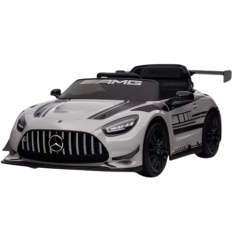Mercedes AMG GT3 Gris  Coche eléctrico para niños