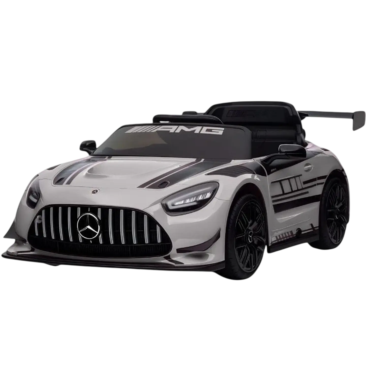 Mercedes AMG GT3 Gris  Coche eléctrico para niños 1