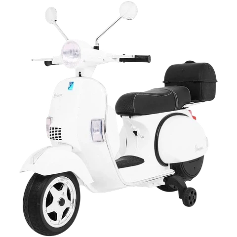 Vespa PX150 12V Blanco - Moto eléctrica para niños