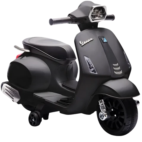 Vespa TR2502 6V Negro - Moto eléctrica para niños