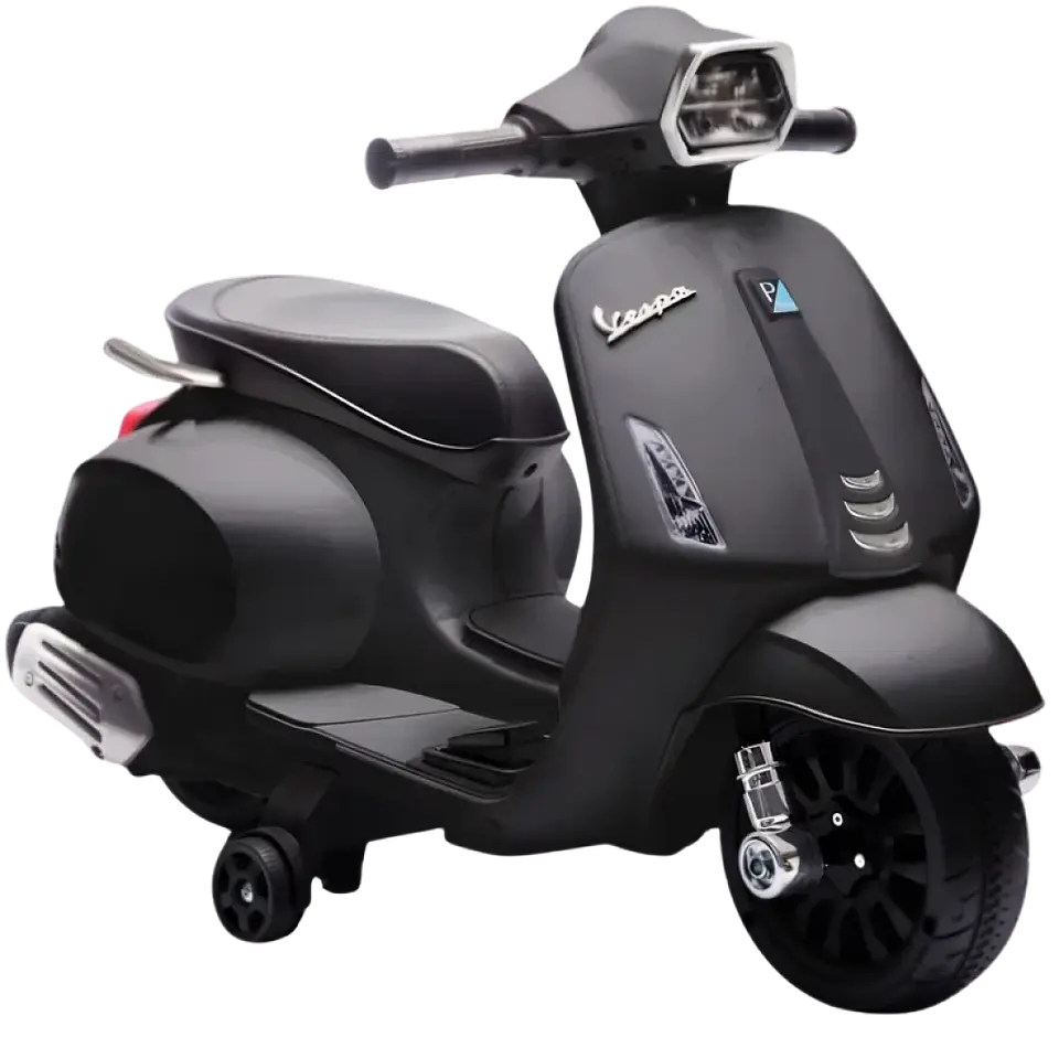 Vespa TR2502 6V Negro - Moto eléctrica para niños 1